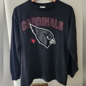 Vintage Majestic Athletic Cardinals Football Long Sleeved Shirt Size Medium
